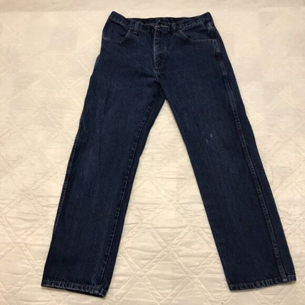 Rustler distressed‎ blue jeans 32X30
